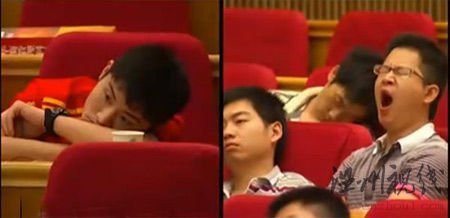 百位富二代進京學帝位繼承 身背LV課堂昏睡