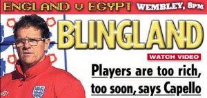 卡佩羅點出性丑聞罪魁 希望球迷對特里少些噓聲