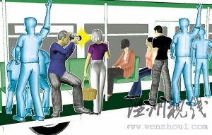 老人拍攝不肯讓座姑娘欲傳上網對方報警