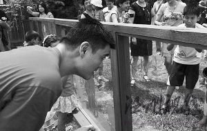 姚明日前出現(xiàn)在一個(gè)由其基金會(huì)捐贈(zèng)的兒童樂(lè)園開(kāi)園儀式上。