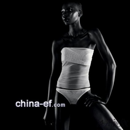 一黑一白演繹內衣的極致藝術