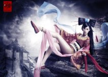 名模古晨代言網絡游戲《聊個齋》扮演妖媚聶小倩