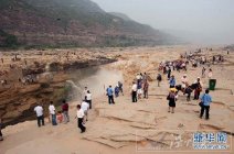 西安壺口瀑布 入秋以來水量漸漲 觀賞好時節