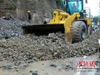 甘肅宕昌縣　暴洪泥石流災(zāi)害　一人被沖走