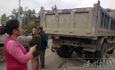 四川5歲幼童被貨車(chē)撞死