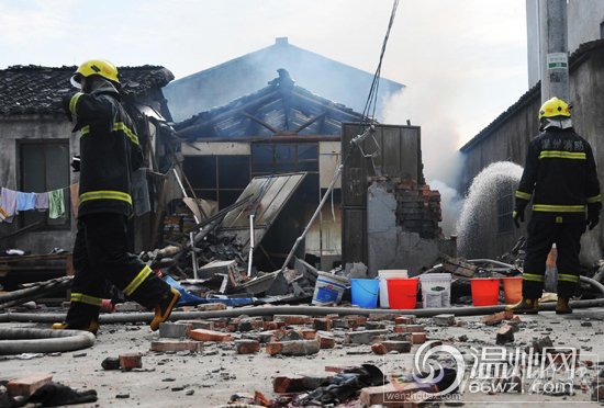 甌海區(qū)南白象街道霞坊村爆炸