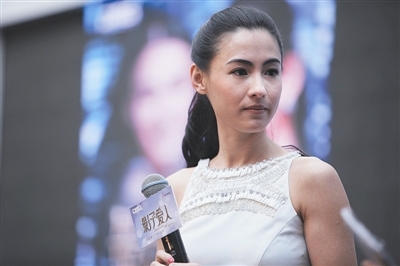 張柏芝的新片《影子愛人》舉行告白會