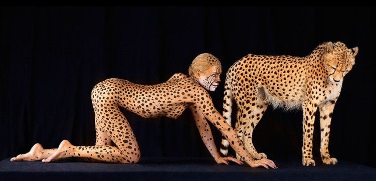 人獸同體！人體彩繪震撼極致之美