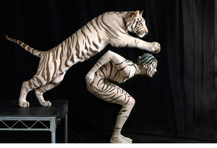 人獸同體！人體彩繪震撼極致之美