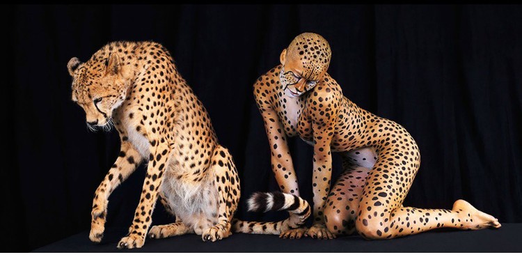 人獸同體！人體彩繪震撼極致之美