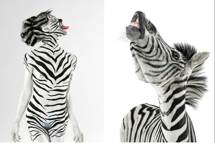 人獸同體！人體彩繪震撼極致之美