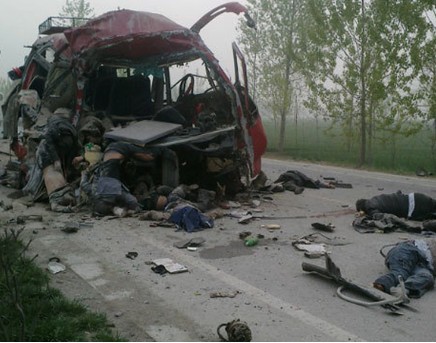 安徽蕭縣車禍現(xiàn)場