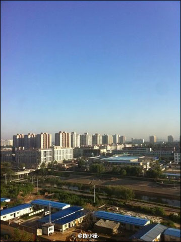 北京雨過天晴 今天大部地區最高氣溫34℃