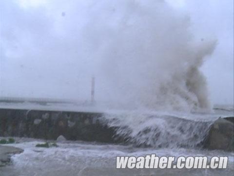 河北省受減弱臺(tái)風(fēng)&ldquo;達(dá)維&rdquo;影響  滄州出現(xiàn)風(fēng)暴潮