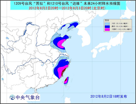 臺風紅色預警：蘇拉達維即將登陸