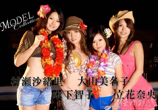 日本四大名模沖繩旅游