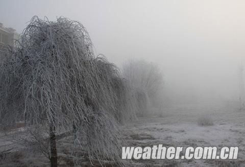 烏蘭察布出現大霧