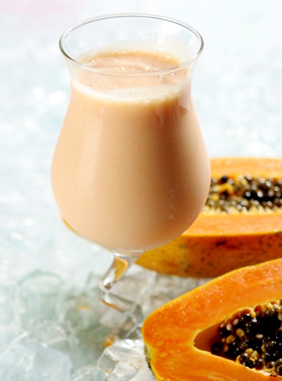 8款簡單有效的瘦臉食譜&mdash;&mdash;木瓜牛奶