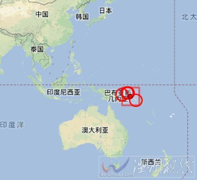 巴布亞新幾內亞海域地震