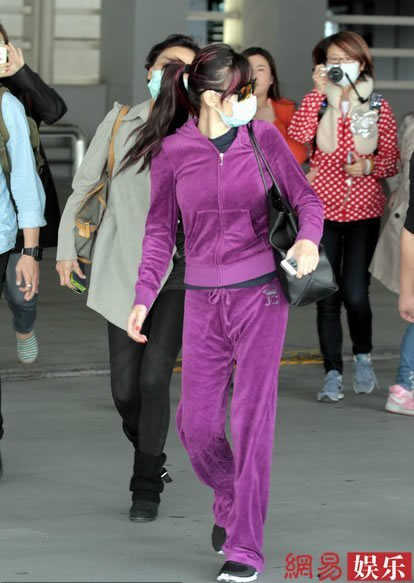 張柏芝到上海戴口罩嚴防禽流感