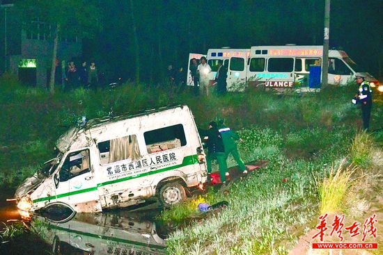 常德西湖區車禍現場