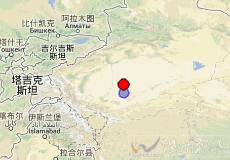 新疆和田地區于田縣地震