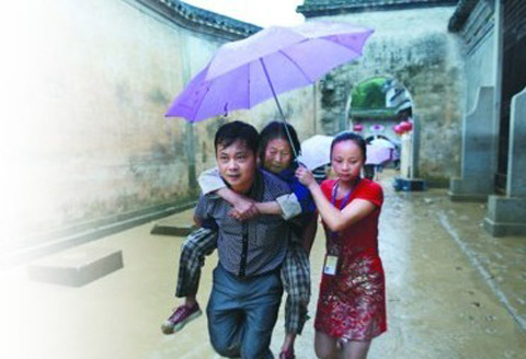 近日黃山風景區持續強降雨 預計未來兩天景區轉晴