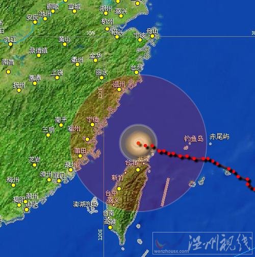 臺風潭美已經開始影響江西