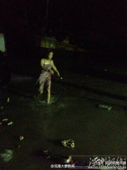 水淹蒼南圖片 臺風來襲溫州蒼南滿大水了