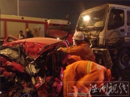 西安市區(qū)東三環(huán)發(fā)生車(chē)禍