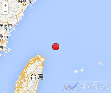 臺灣新北市海域發生4.4級地震