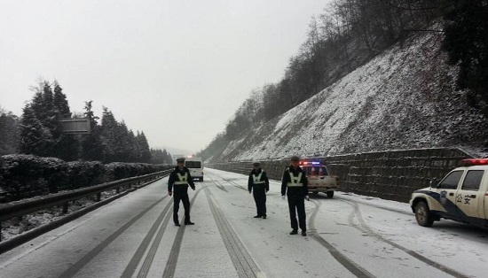 昆明2014年第一場雪