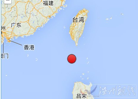臺灣恒春南部海域地震