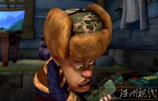 熊出沒李老板督促光頭強砍樹用工作計劃帽控制光頭強