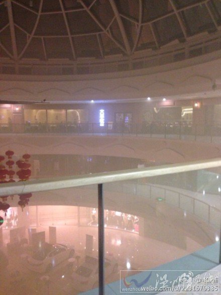 漳州碧湖萬達廣場著火?