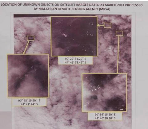 馬航殘骸最新消息：法國衛星發現馬航疑似殘骸是海鷗沒有殘骸