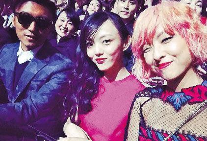 謝霆鋒巴黎看秀