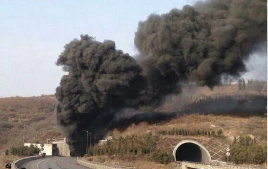晉濟高速油罐車爆炸