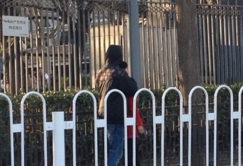 央視東門發生劫持案現場