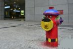 重慶街頭消防栓化身卡通形象