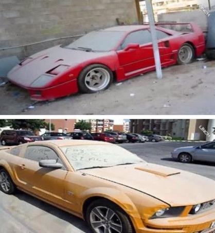 迪拜豪車遭遺棄原因 因超速罰單開(kāi)的太高