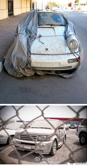 迪拜豪車遭遺棄原因 因超速罰單開(kāi)的太高