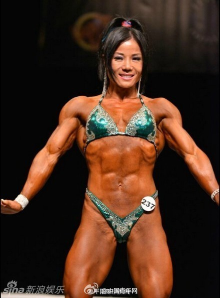 溫州女子奪健美冠軍
