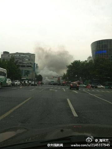 杭州公交車著火