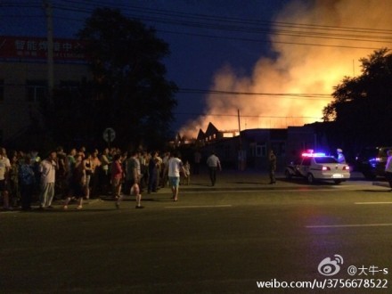 甘井子區木材廠失火