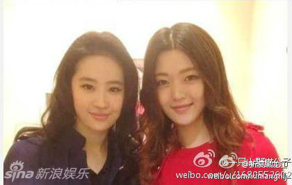 劉亦菲的表姐照片