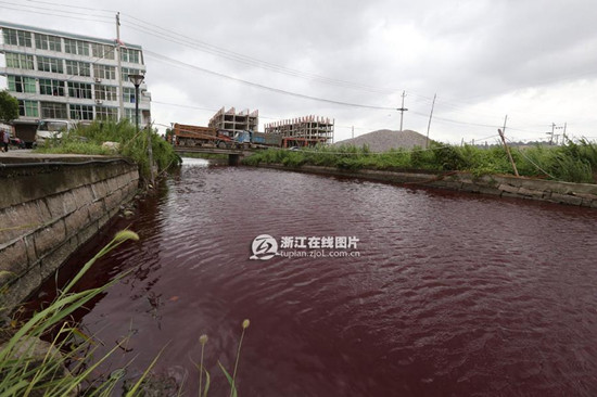 河道變紅原因已經(jīng)查清楚了