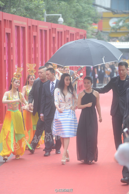 范冰冰來成都蓉城