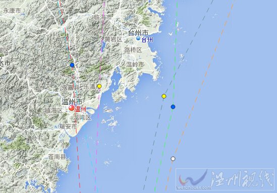 臺風鳳凰可能登陸溫州