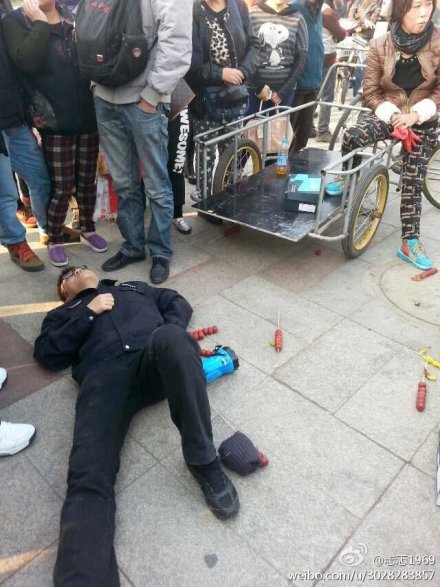 沈陽城管倒地執法